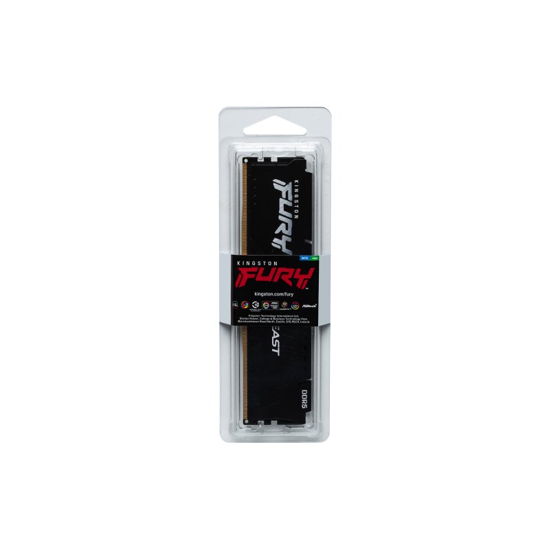 Memoria RAM Kingston 16GB DDR5 6000MT/s FURY Beast Black