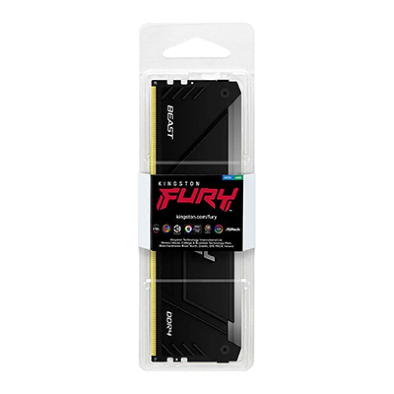 Memoria RAM RGB FURY Beast da 32 GB DDR4 3200 MT/s Kingston