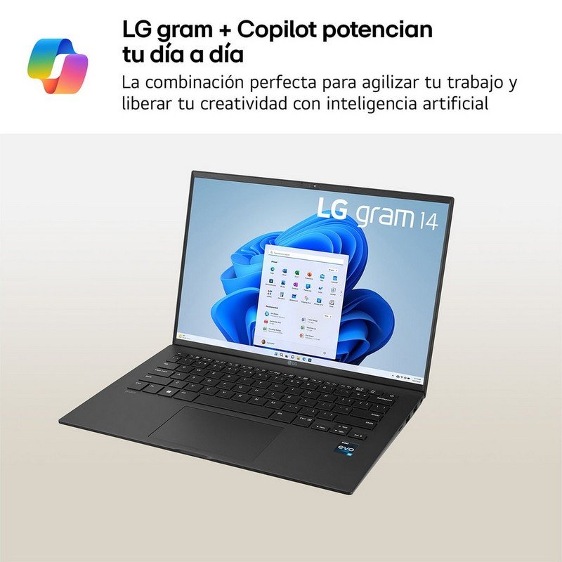 Portátil LG Gram 14″ Intel Core i5-1334U 16GB 512GB SSD