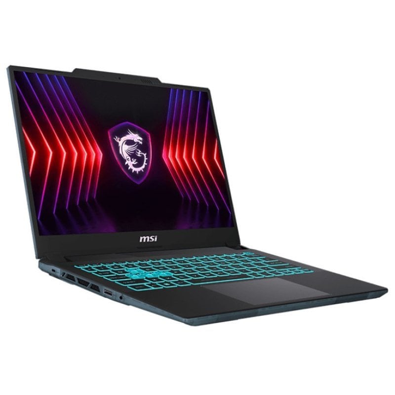 Portátil MSI Cyborg 14 14″ i7-13620H 16GB SSD 1TB RTX 4050 FreeDOS Negro Translúcido