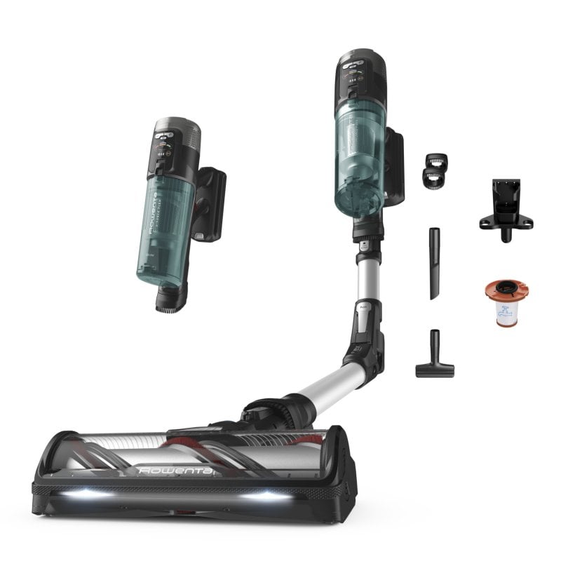Image of Aspirapolvere senza fili Rowenta RH9A32 150AW, autonomia di 60 minuti, kit di accessori LED cod079