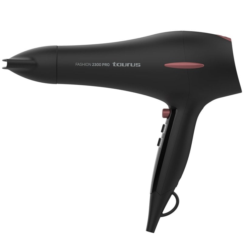 Image of Asciugacapelli Taurus Fashion 2300 Pro motore AC 2200W 2 velocità 3 temperature nero cod079