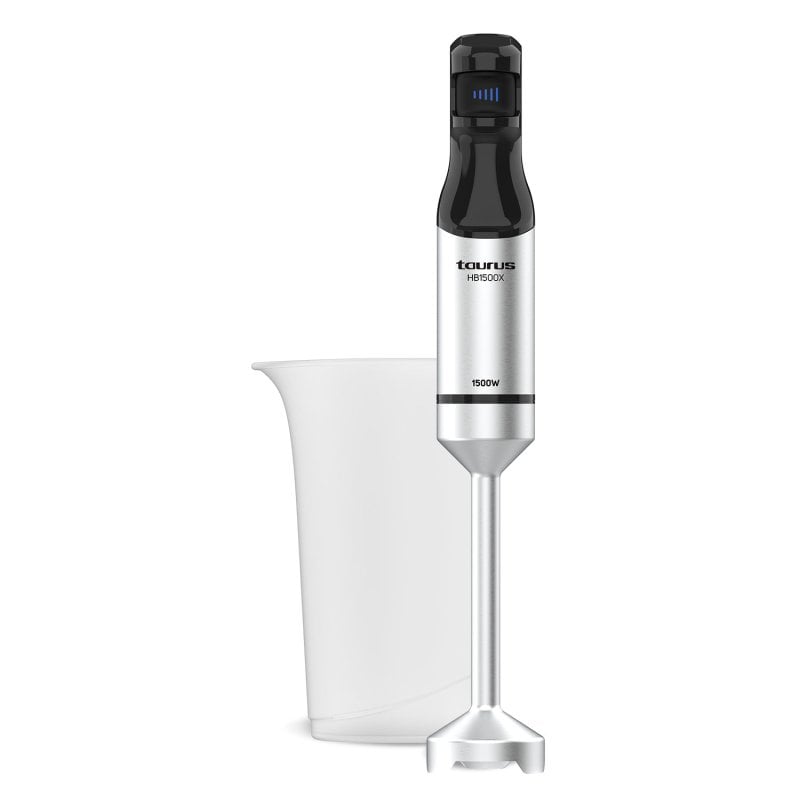 Image of Frullatore a immersione Taurus HB1500XE da 1500 W con lame in acciaio inox, tritaghiaccio, regolazione continua cod079