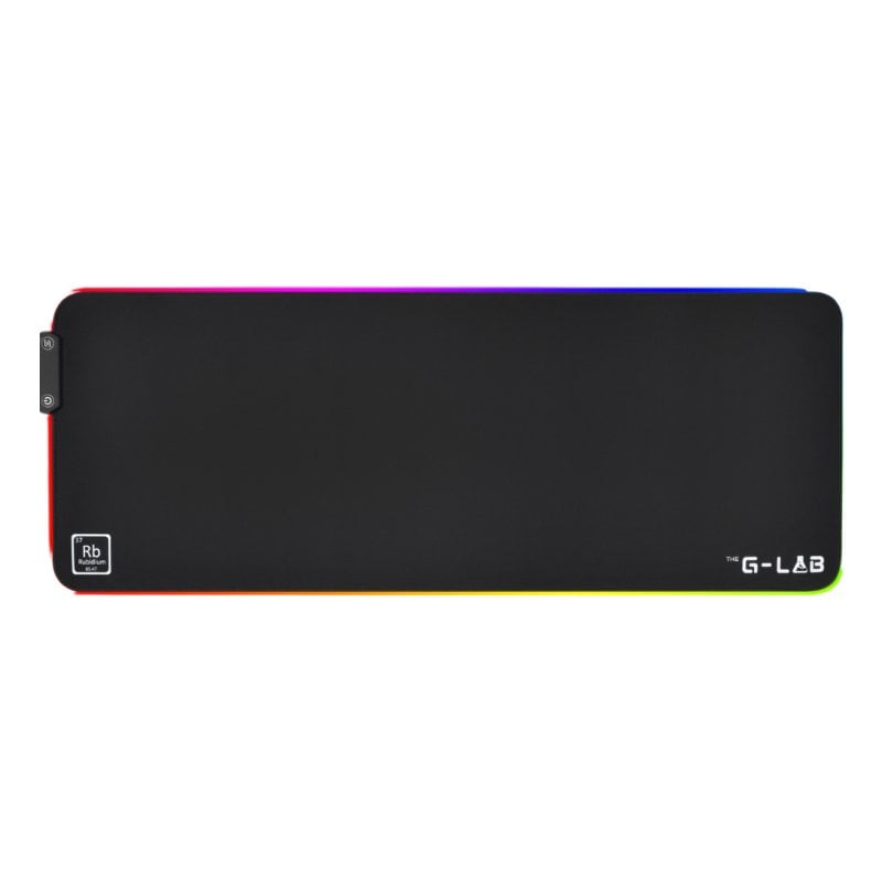 Image of Tappetino per mouse da gioco impermeabile G-Lab XXL RGB LED USB cod079