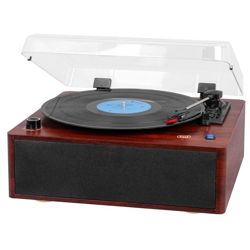 Image of Giradischi Trevi Direct Drive in legno Bluetooth 33/45/78 giri/min altoparlanti 30W cod079