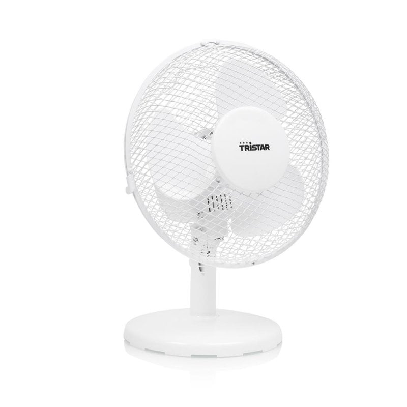 Image of Ventilatore da tavolo Tristar VE-5923, motore 30W, 23cm, 2 velocità, oscillazione 85°, bianco cod079