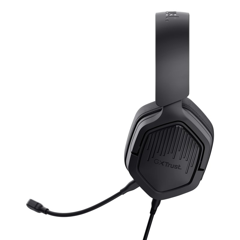 Cuffie Cablate NGS Cross Flip Black – Jack 3,5 Mm Con Microfono E Pulsante Multifunzione, Cavo 120 Cm