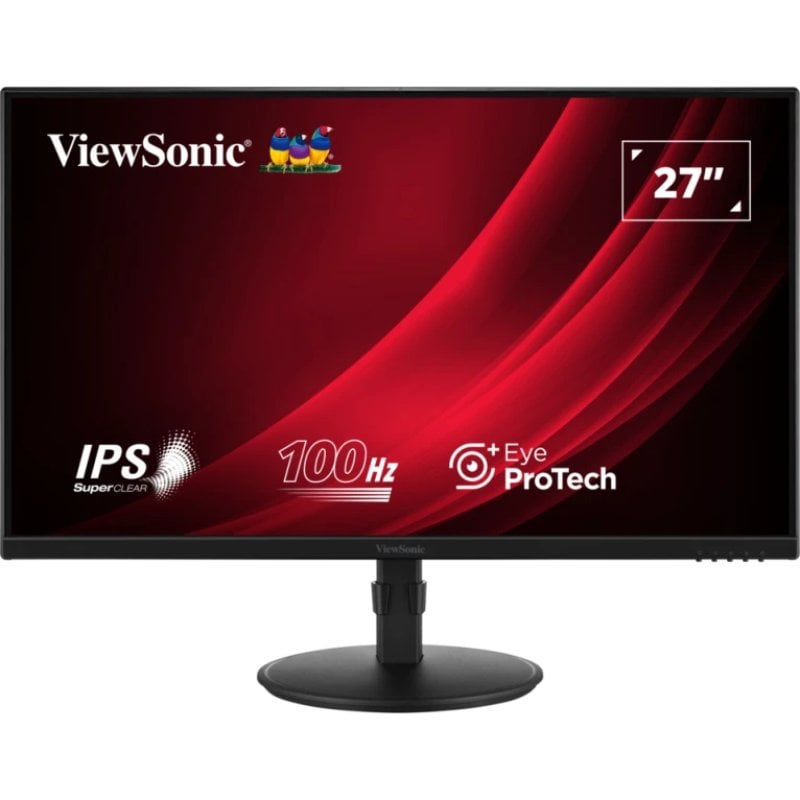 Image of Monitor Viewsonic 27″ 1080p 100Hz IPS regolazione altezza senza sfarfallio HDMI DisplayPort cod079