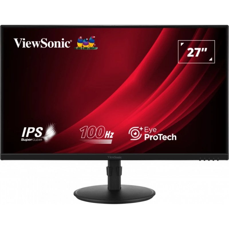 Image of Monitor Viewsonic 27″ 1080p 100Hz IPS Pivot Altezza Altoparlanti HDMI DisplayPort VGA cod079