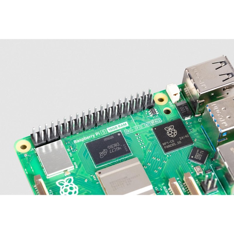 Mini-PC Raspberry Pi 5 16 GB Quad-Core 2,4 GHz LPDDR4x Wi-Fi 5