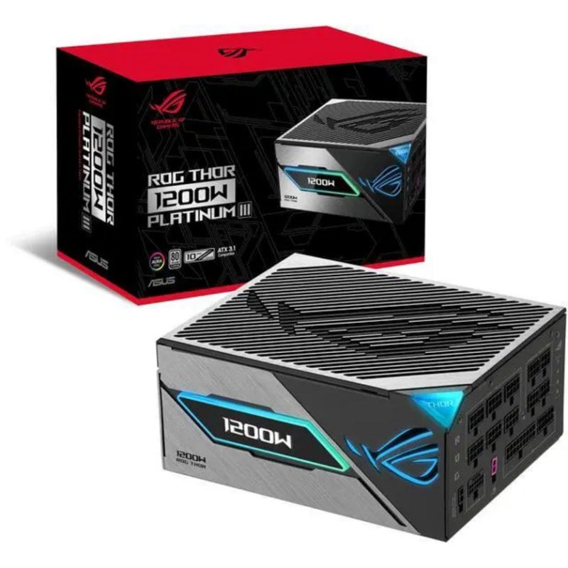 ASUS ROG ROG Thor Platinum III Alimentation PC Modulaire ATX12V 3.1 80 PLUS Platinum CA 100 240 V 1200 Watt PFC active - vue 7