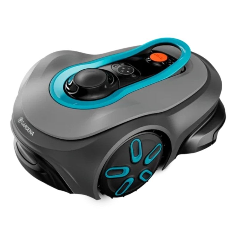 Image of Robot rasaerba Gardena Smart SILENO Free 1200 m², taglio satellitare wireless, intelligenza artificiale, copertura a doppio disco cod079