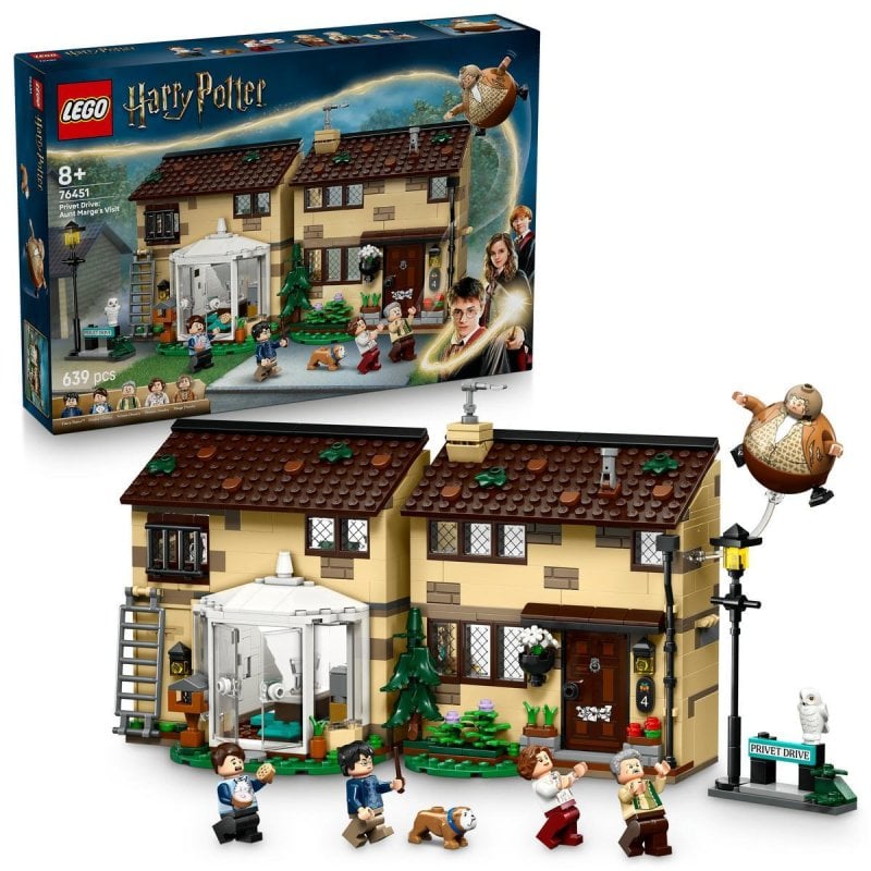 Image of Lego Harry Potter 76451 Privet Drive Visita Zia Marge Set di costruzioni 639 pezzi 8+ cod079