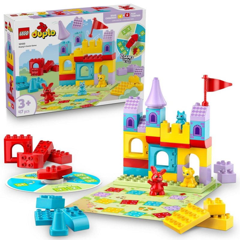 Image of Lego DUPLO Hopsy's Castle Gioco da tavolo 10450 47 pezzi Educativo Prescolare cod079