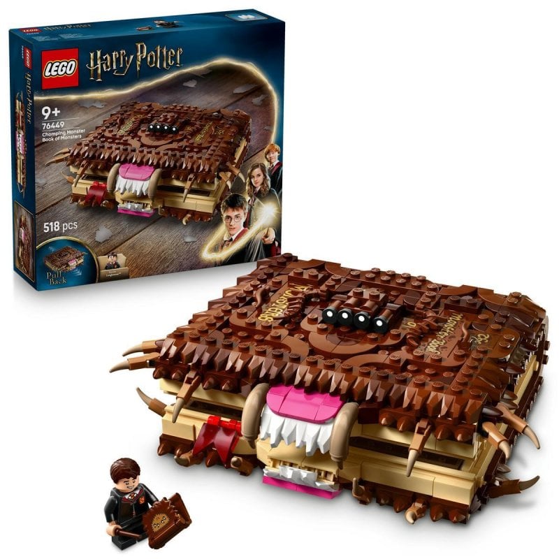Image of Lego Harry Potter 76449 Il Libro dei Mostri Set da Dentizione 518 pezzi 9+ cod079