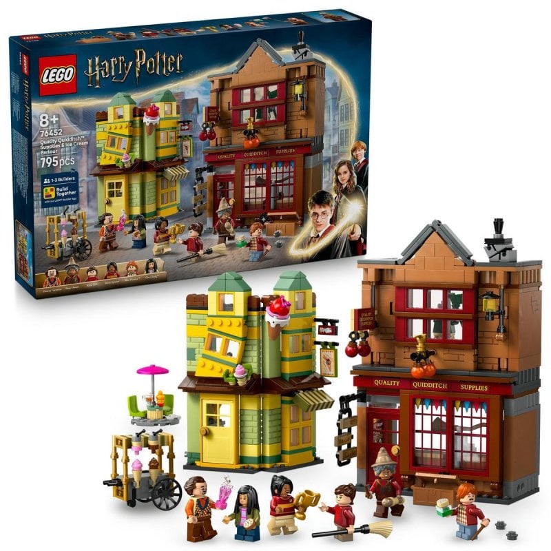 Image of LEGO Harry Potter 76452 - Set di Quidditch e Gelateria di qualità, 795 pezzi, età 8+ cod079