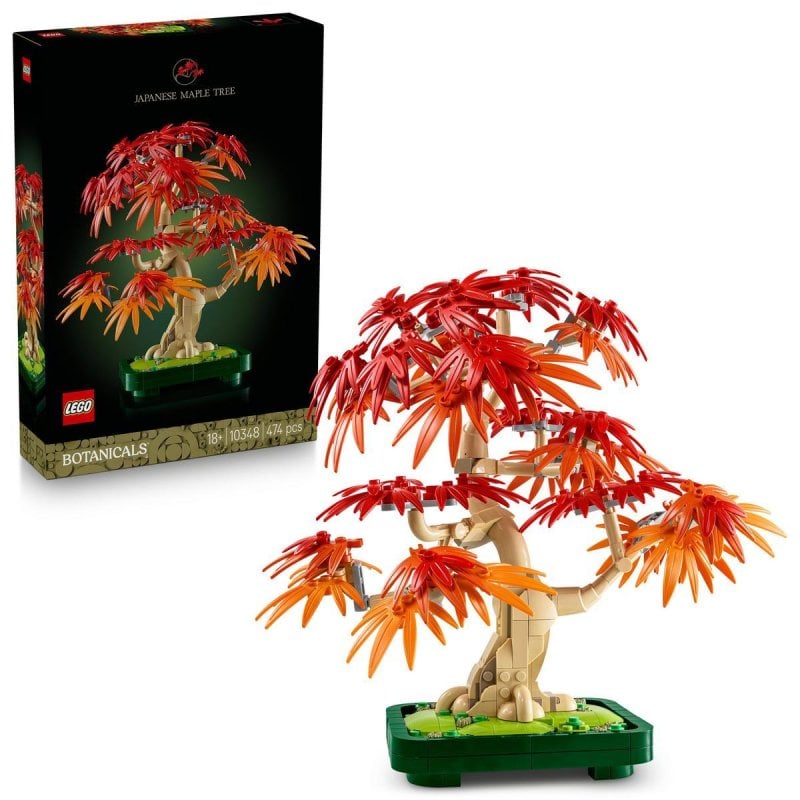 Image of Kit Lego 10348 Bonsai di Acero Rosso Giapponese per Adulti, 474 Pezzi, Elementi Botanici Decorativi cod079