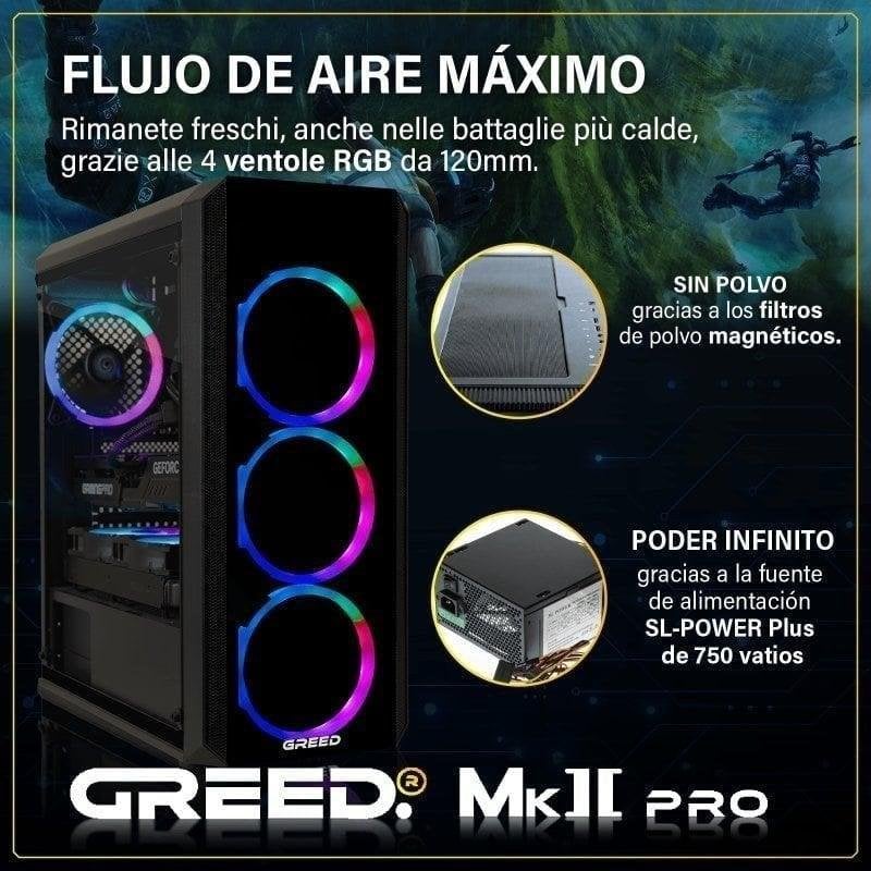 Greed PC de bureau MK2 Pro Intel Core i7-12700F 32GB 2TB SSD RTX 5070 Windows 11 Pro