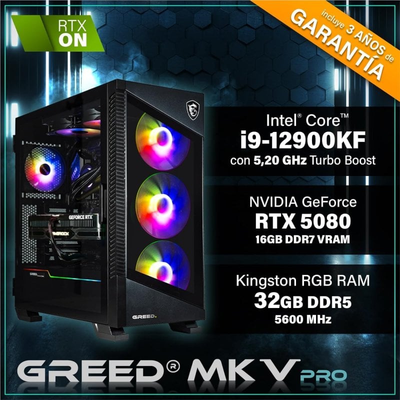 GREED MK5 Pro i7-13700F 32 GB TB SSD RTX 5070 Ti Windows 11 Pro