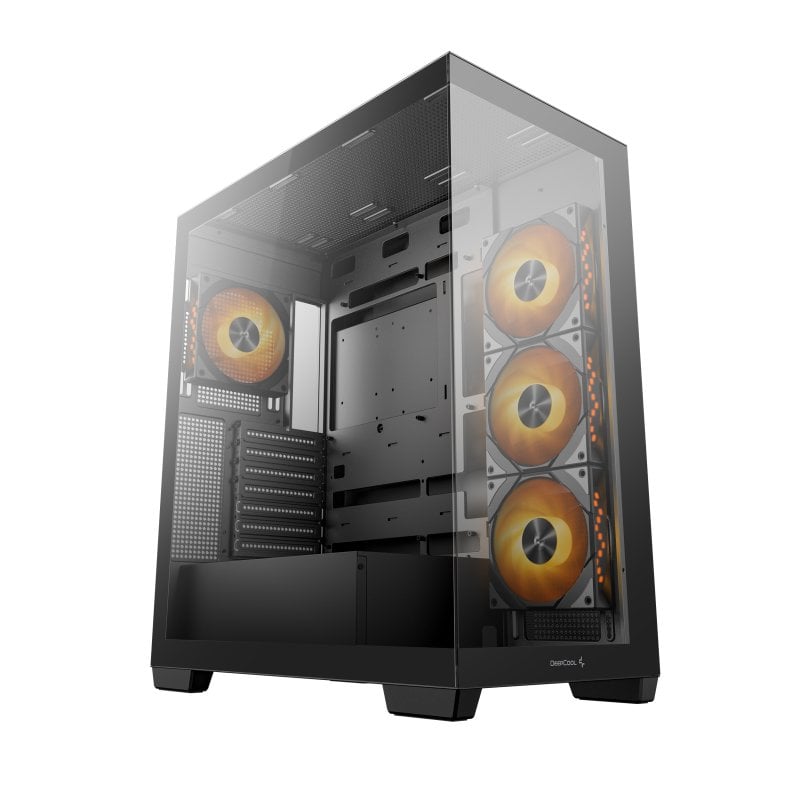 Boîtier PC ATX Gaming R7 – Moyen Tour – 4 Ventilateurs RVB (couleur Fixe), USB 3.0, Verre Trempé