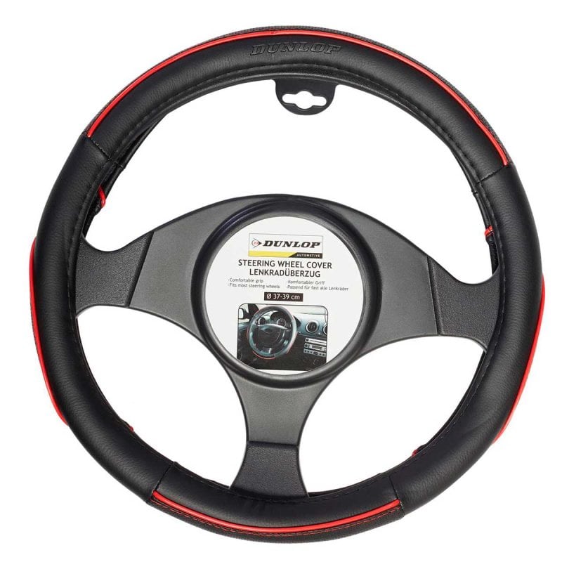Image of Coprivolante universale Dunlop Nero/Rosso Ø37-ø39 cm cod079