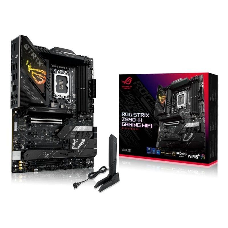 Placa Base ASUS ROG STRIX Z890-H Intel Z890 LGA 1851 ATX Gaming WiFi 7 RGB