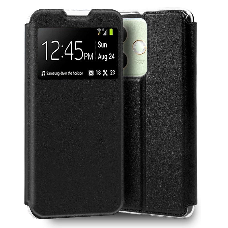 Image of Custodia Flip Cover COOL per Xiaomi rossomi Note 14, colore nero semplice cod079
