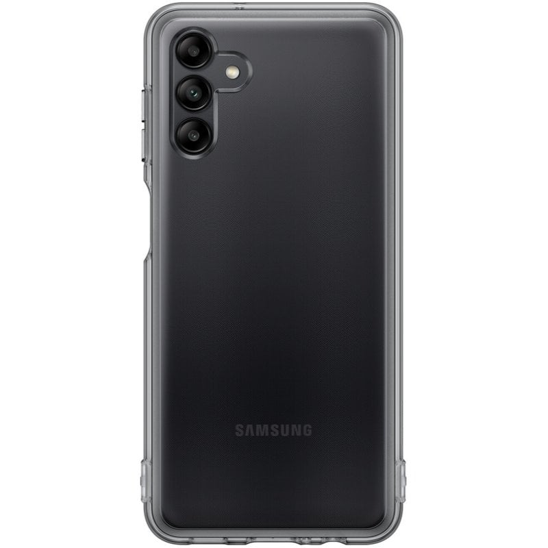Image of Custodia in silicone TPU per Samsung Galaxy A04s nera trasparente ultra sottile e resistente cod079