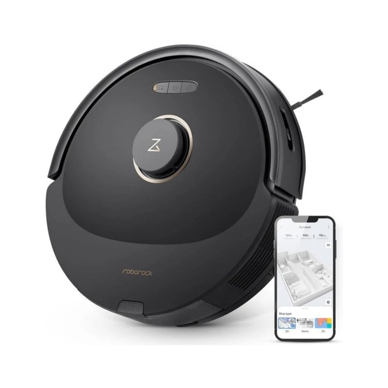Image of Roborock Q8 Max Robot Aspirapolvere 5500Pa DuoRoller LiDAR Controllo Intelligente Nero cod079