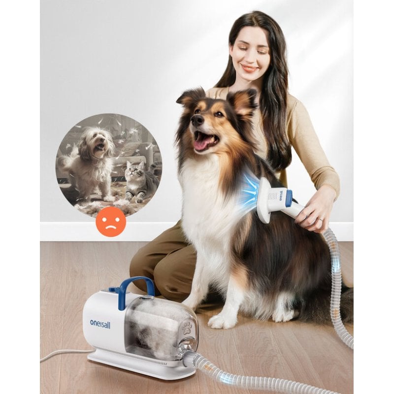 Oneisall Cortapelos para Perros y Mascotas 8en1 Inalámbrica con