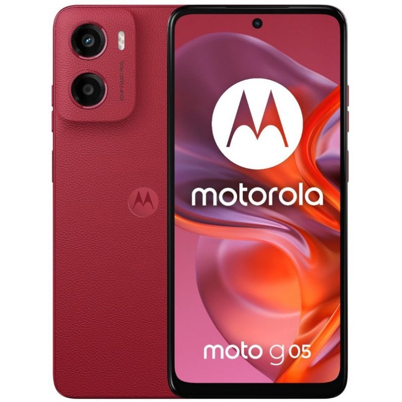 Image of Smartphone Motorola Moto G05 12GB 128GB Schermo 6.67" Pelle vegana Batteria 5200mAh cod079