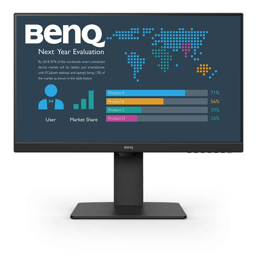 Image of Monitor BenQ BL2786TC 27" 1080p 75Hz IPS con altoparlanti USB, regolazione dell'altezza VESA cod079