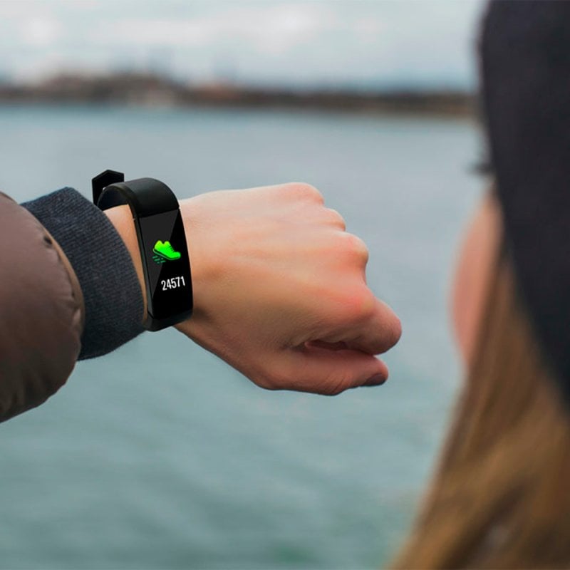 Montre Connectée,V3E Smartband Tension Artérielle Bracelet Intelligent