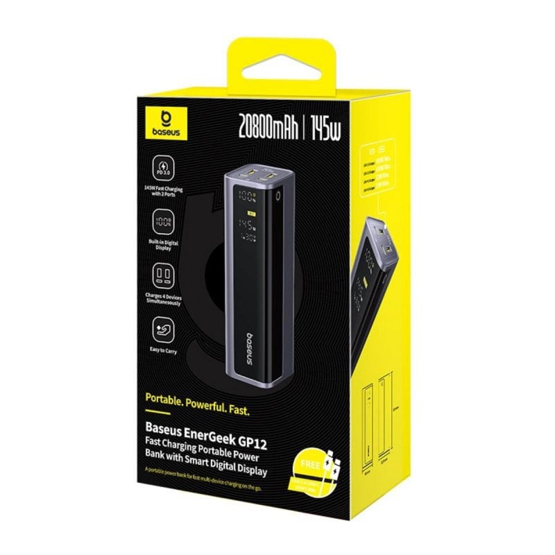 Baseus EnerGeek GP12 モバイルバッテリー 20800mAh Baseus_EnerGeek_GP12_Power_Ban