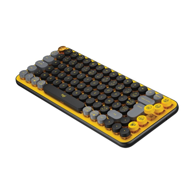 Clavier Mécanique SANS FIL LOGITECH POP Keys – Multidispositif avec Touches Emoji - vue 5