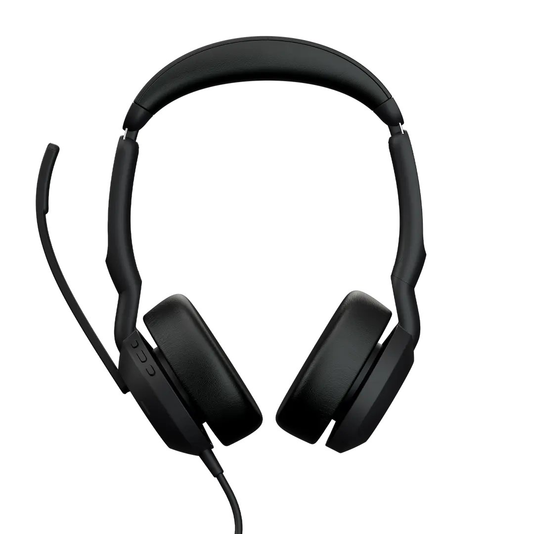 Image of Auricolari Jabra con Cavo USB Type-C/Type-A con Cancellazione Attiva del Rumore e Microfono Retrattile Nero cod079