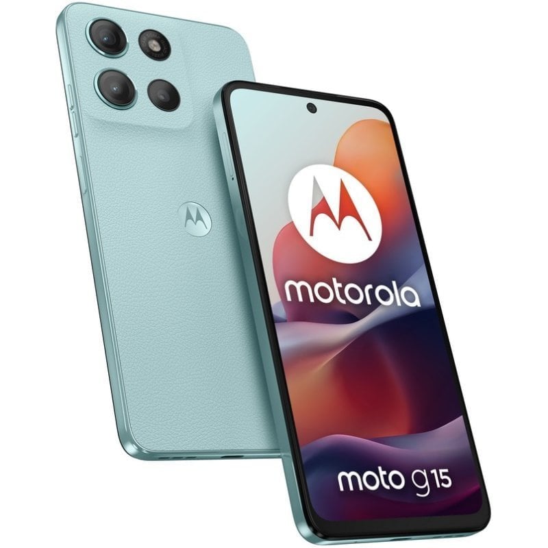 Image of Smartphone Motorola Moto g15 8GB 512GB Full HD+ Cuero vegano 5200 mAh cod079