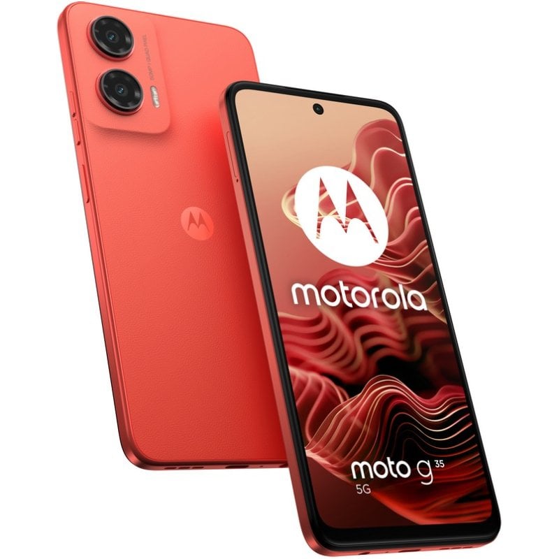 Image of Smartphone Motorola moto G35 8GB 256GB 5G Rosso Ultra Sottile cod079