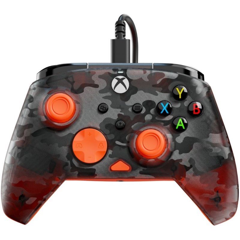 Image of Gamepad USB-C Turtle Beach Rematch Core per PC/Xbox One/Xbox Series X/S Ghost nero Camouflage/Arancione cod079