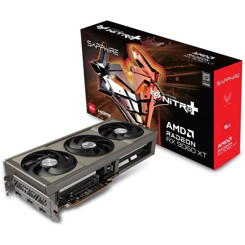 Placa grafica Sapphire NITRO+ Radeon RX 9060 XT 16GB GDDR6 FreeSync OC