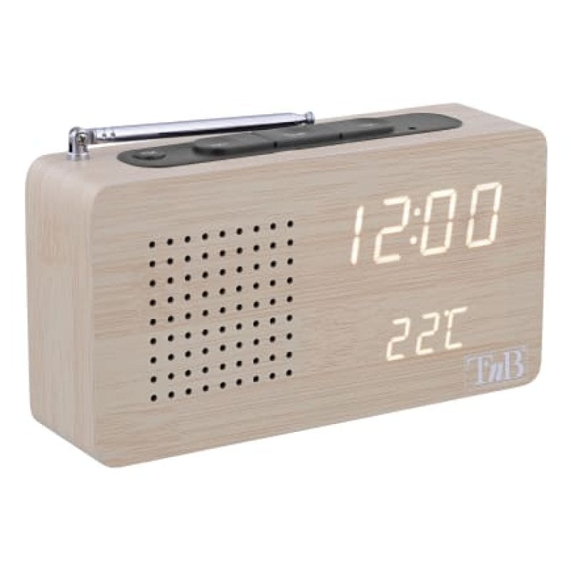 Image of T'nB CLOCKFMWD radio Orologio Digitale Legno cod079