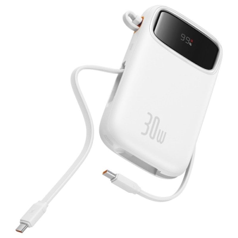 Image of Power bank Baseus QPow2 10000mAh 30W Power Delivery 3.0 Quick Charge 3.0 Bianco cod079