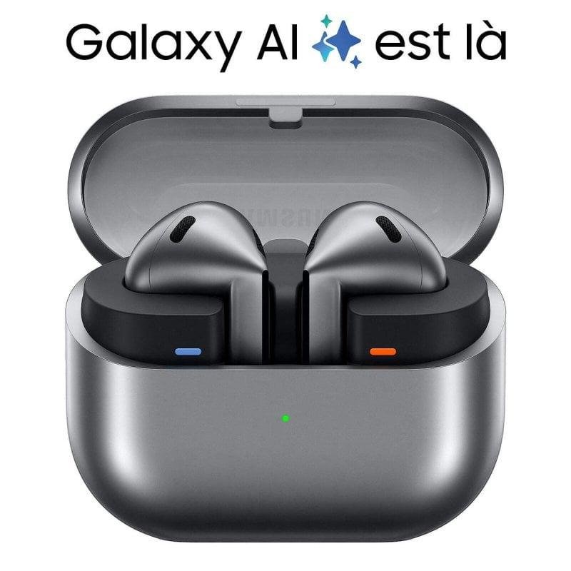 Auricular Samsung Galaxy Buds3 SM-R530NZAAXEF Plata True Wireless