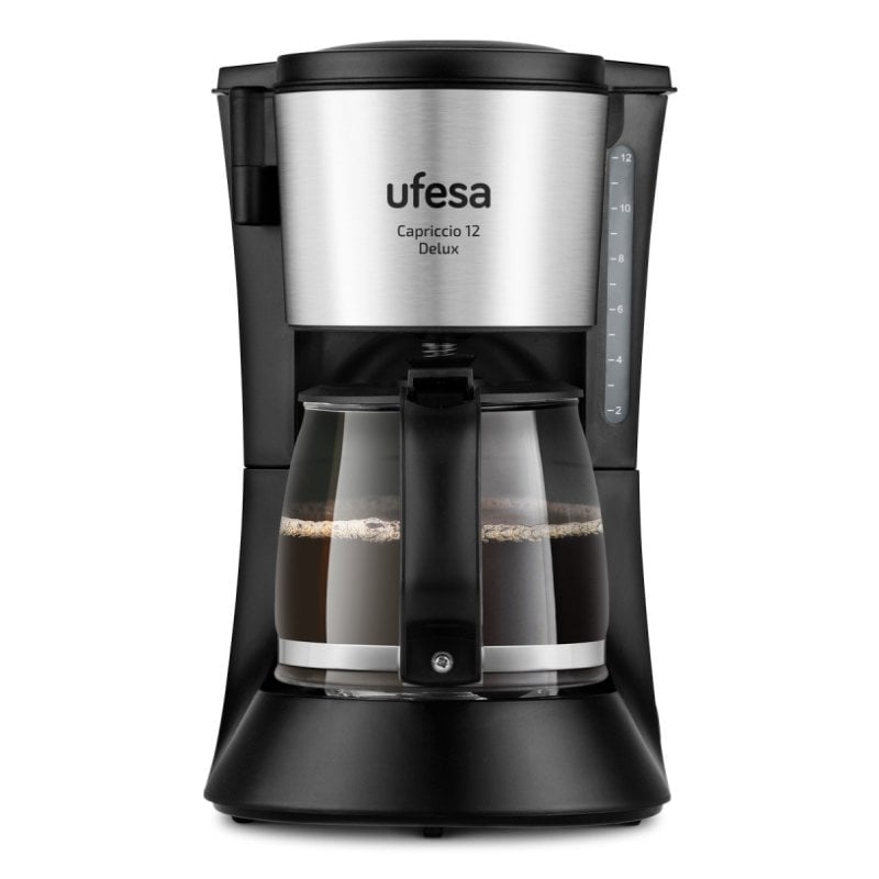 Image of Macchina per caffè filtro Ufesa Capriccio 12 Delux 1,2L 680W con caraffa in vetro con filtro permanente cod079