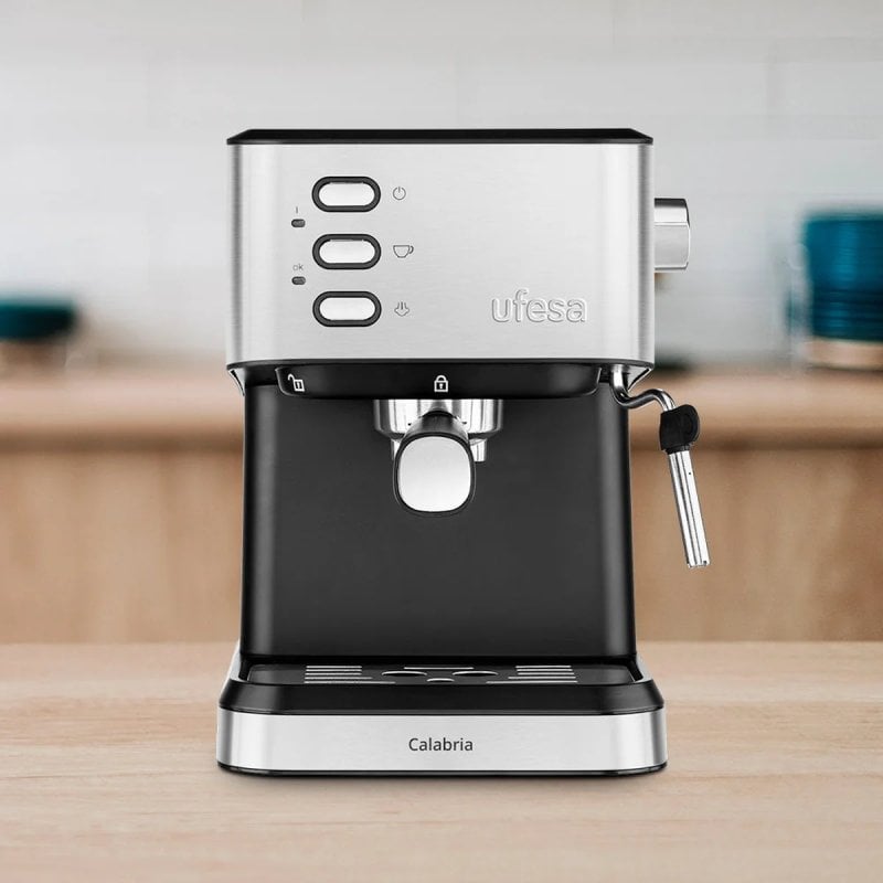 Macchina Per Caffè Espresso Orbegozo EX 6000 - 20 Bar, 1050W, Serbatoio 1.5L, Acciaio Inox - Foto 9