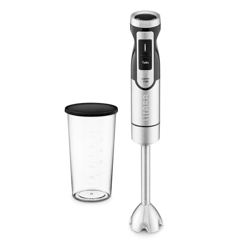 Image of Frullatore a immersione Ufesa Jupiter 1500 LCD da 1500 W con 4 lame in acciaio inossidabile e contenitore da 600 ml cod079