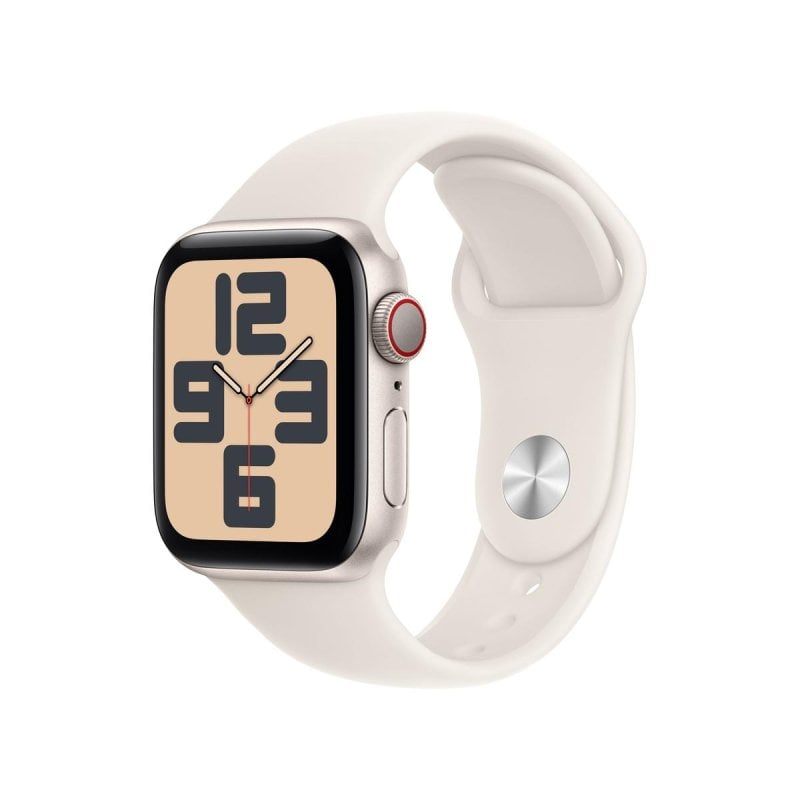 Image of Smartwatch Apple Watch SE MXGK3QF/A GPS + Cellular 40mm 32GB OLED Bluetooth 5.3 NFC Smartwatch Apple Watch SE MXGK3QF/A GPS + Cellular 40mm 32GB OLED Bluetooth 5.3 NFC cod079