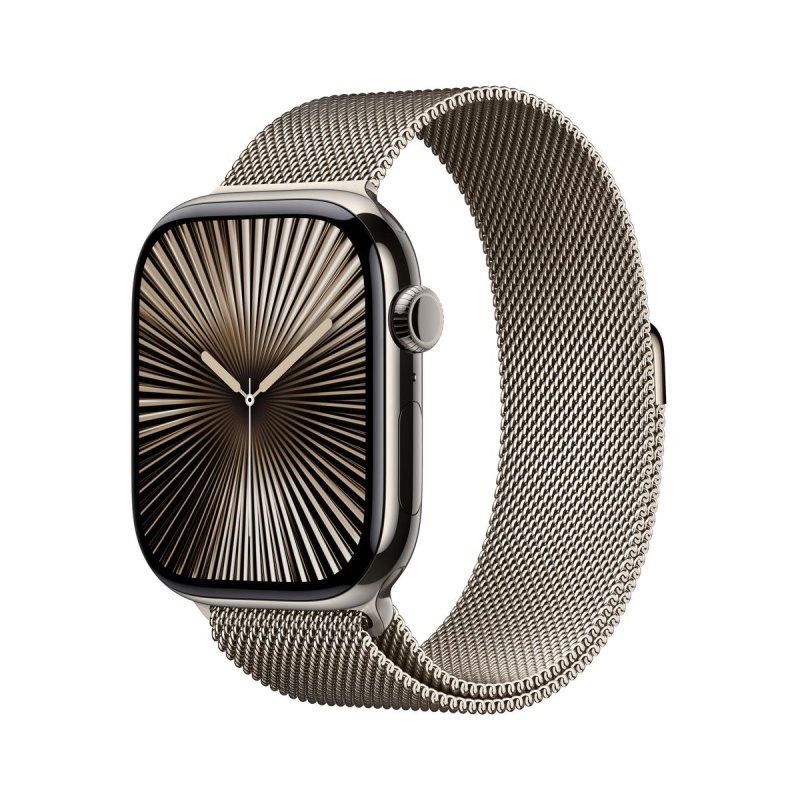 Image of Smartwatch Apple Watch Series 10 GPS + Cellular 64GB OLED Titanium Naturale cod079
