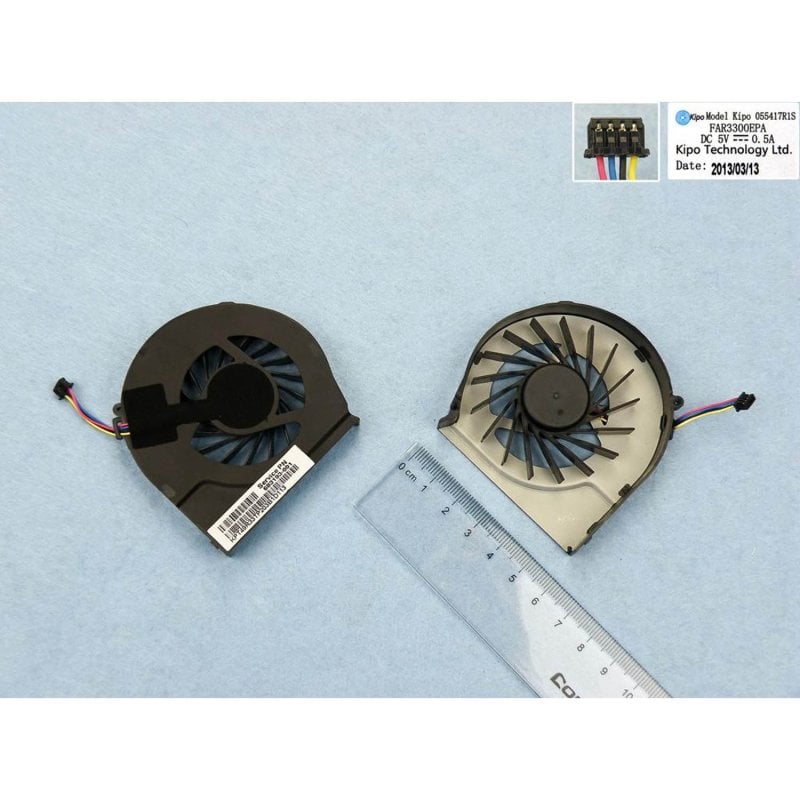 Image of Ventola per laptop per HP G4-2000 G6-2000 G7-2000 Kpt49r33tp203b1d114 Far3300epa 683193-001 Dfs531205mco cod079