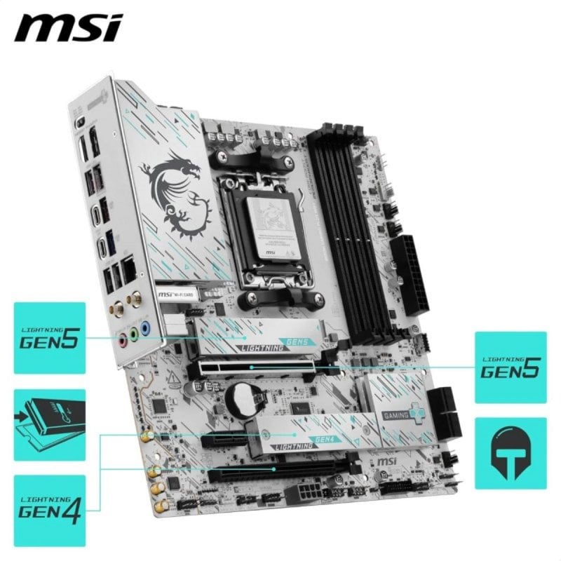 Placa Base MSI B850M GAMING PLUS WIFI | PcComponentes.com